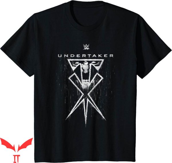 Hulk Hogan Rip T-Shirt Undertaker Logo Face Fill