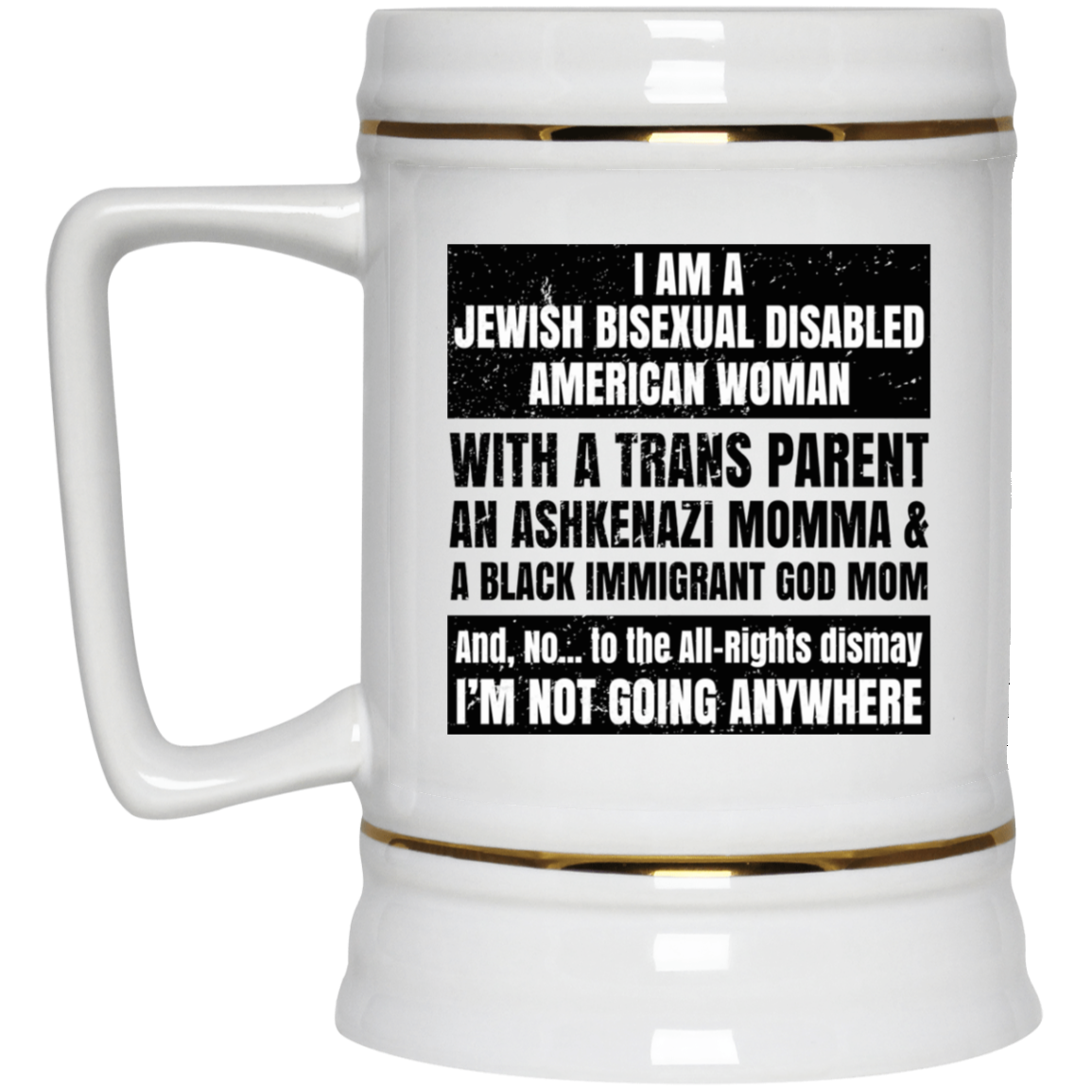 I Am A Jewish Bisexual Disabled American Woman Mug I Am A Jewish Bisexual Disabled American Woman Mug