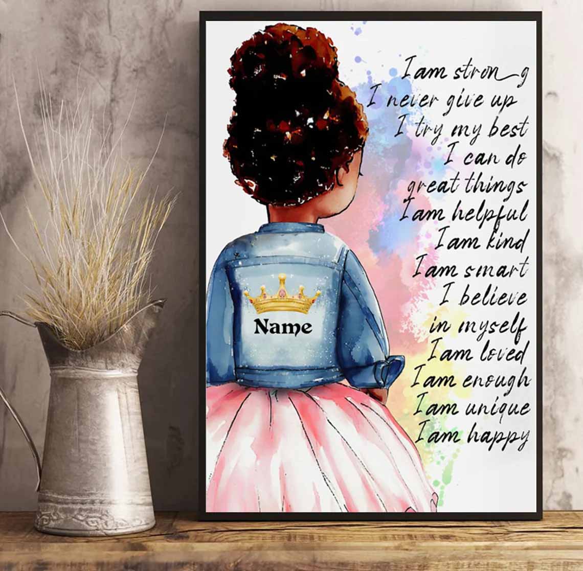 I Am Strong I Never Give Up Poster I Am Strong I Never Give Up Poster