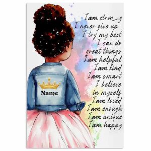I Am Strong I Never Give Up Poster 3