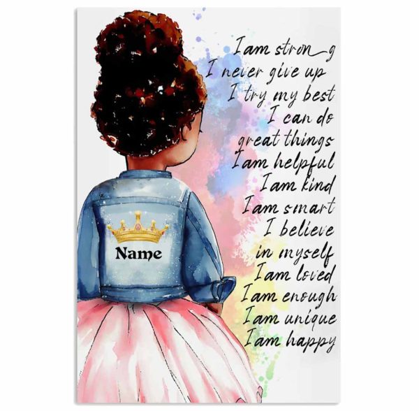 I Am Strong I Never Give Up Poster