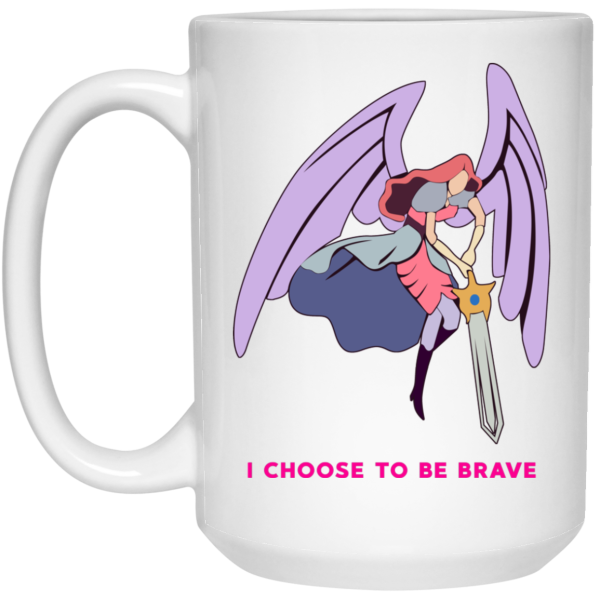I Choose To Be Brave Queen Angella Mug