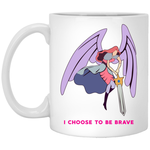I Choose To Be Brave Queen Angella Mug I Choose To Be Brave Queen Angella Mug