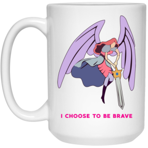 I Choose To Be Brave Queen Angella Mug 4