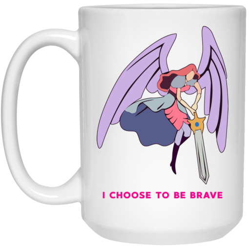 I Choose To Be Brave Queen Angella Mug I Choose To Be Brave Queen Angella Mug