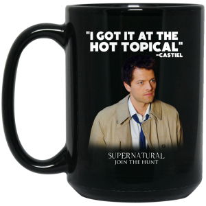 I Got It At The Hot Topical Castiel Supernatural Join The Hunt Mug