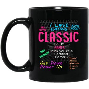 I Love Eating Classic Do U Games Mug