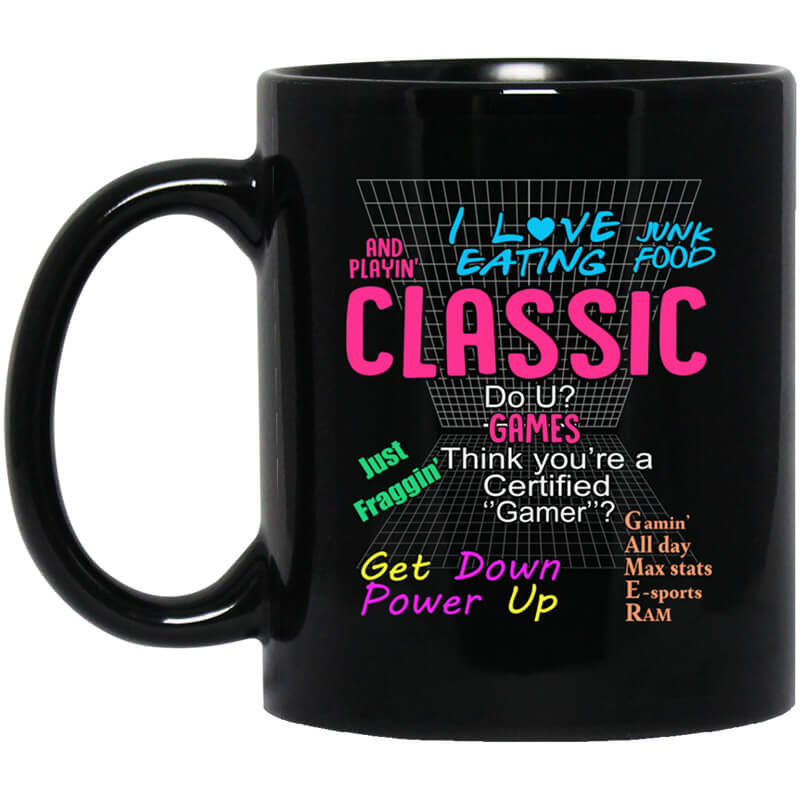 I Love Eating Classic Do U Games Mug I Love Eating Classic Do U Games Mug