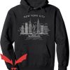 I Love Ny Hoodie New York City Skyline