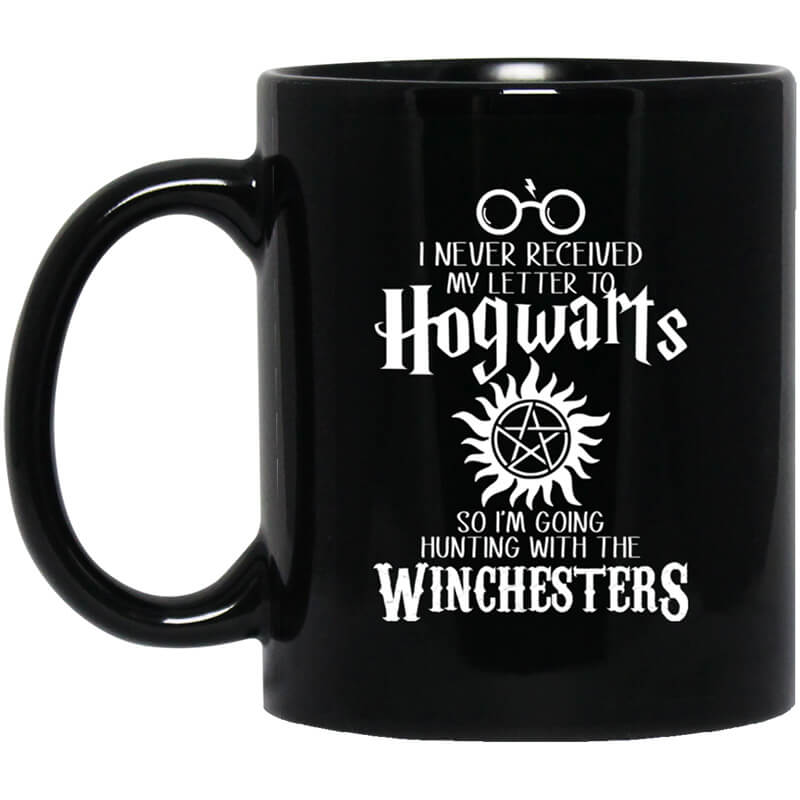 I Never Received My Letter To Hogwarts I'm Going Hunting With The Winchesters Mug I Never Received My Letter To Hogwarts I'm Going Hunting With The Winchesters Mug