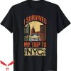 I Survived My Trip To Nyc T-Shirt Skyline Taxi Trending
