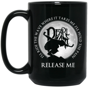 Ill Ride The Wave Where It Takes Me Ill Hold The Pain Release Me Pearl Jam Mug 4