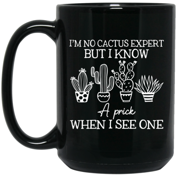I’m No Cactus Expert But I Know A Prick When I See One Mug