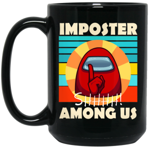 Imposter Shhhh Among Us Mug