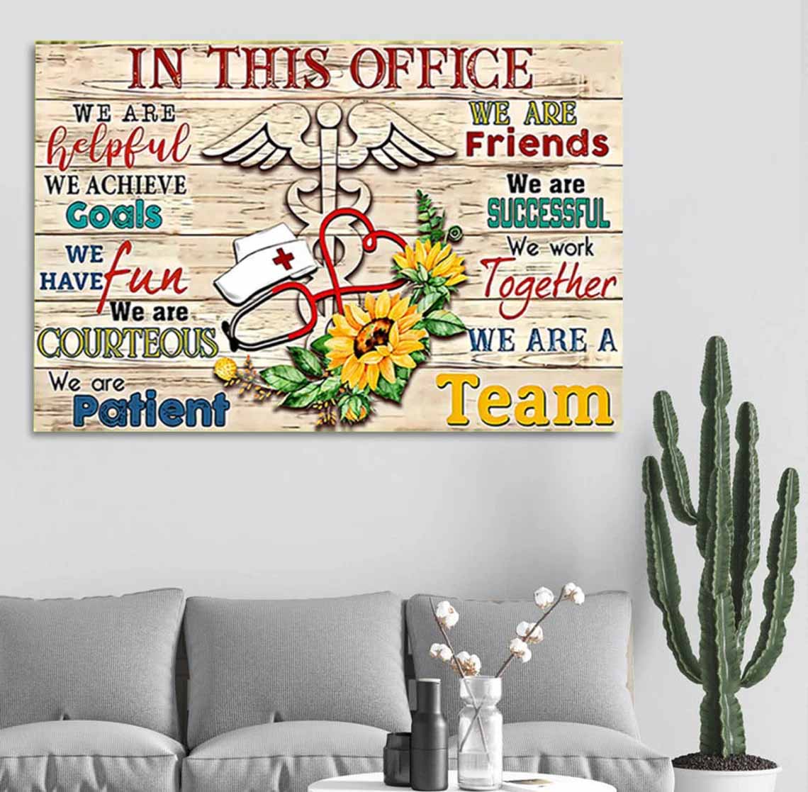 In This Office We Are Friends Best Poster In This Office We Are Friends Best Poster