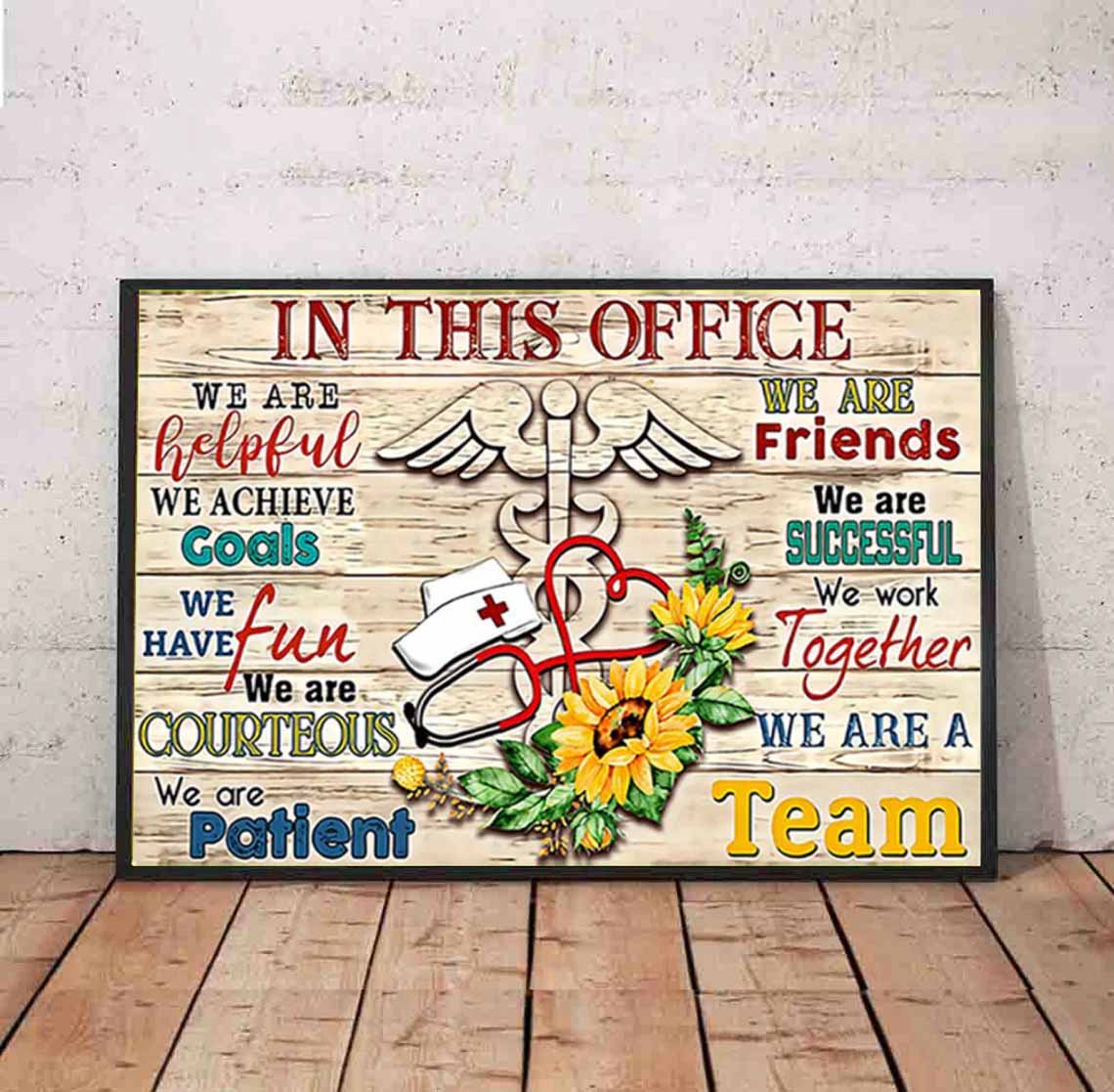 In This Office We Are Friends Best Poster In This Office We Are Friends Best Poster