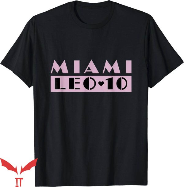 Inter Miami Messi T-Shirt Miami Leo 10 T-Shirt NFL
