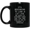 It’s Beginning To Look A Lot Like The Middle Of November Karen Take Your Tree Down No One On Facebook Is Impressed Mug