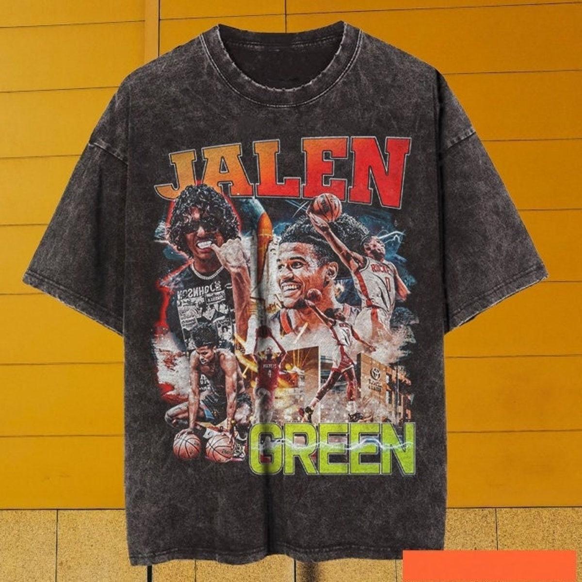 Jalen Green Basketball Players Nba Graphic Sports T-shirt - Apparel, Mug, Home Decor - Perfect Gift For Everyone Jalen Green Basketball Players Nba Graphic Sports T-shirt - Apparel, Mug, Home Decor - Perfect Gift For Everyone