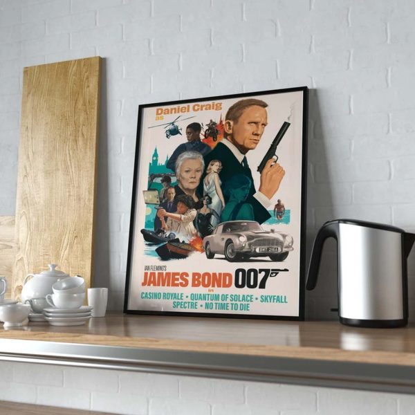 James Bond 007 Daniel Craig No Time To Die Poster