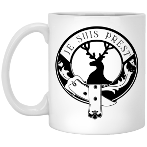 Je Suis Prest Logo Mug