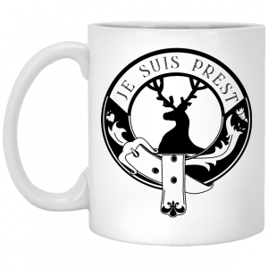 Je Suis Prest Logo Mug 5