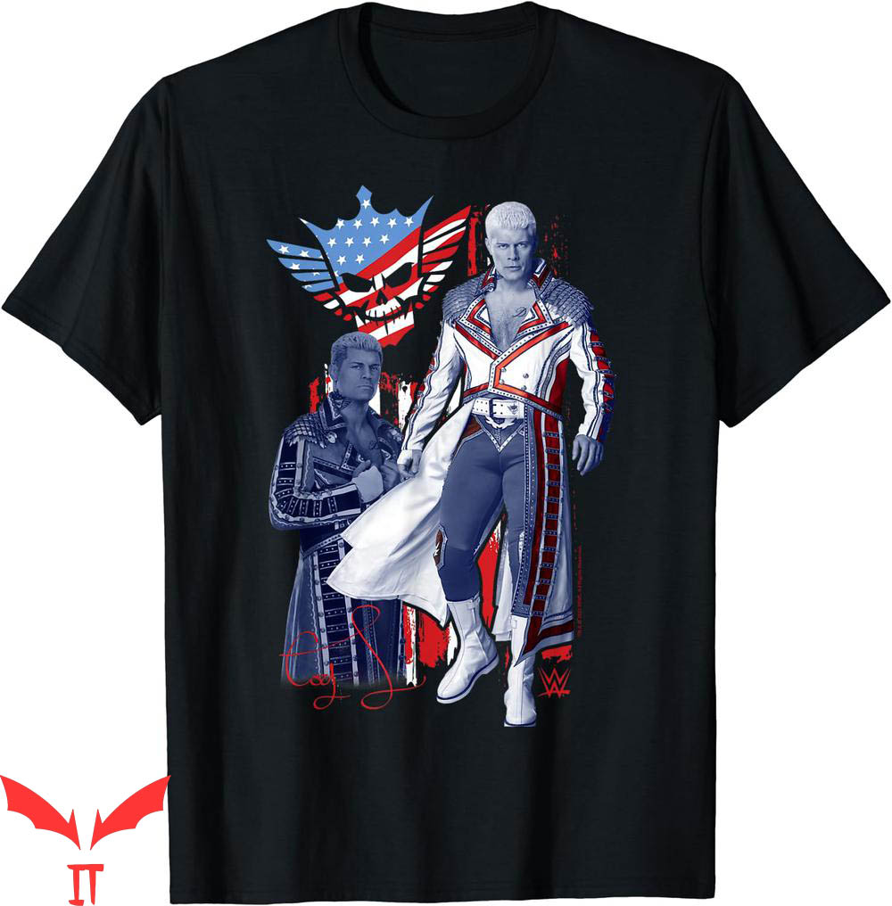 Jeff Hardy T-Shirt July Cody Full Body Americana Retro Jeff Hardy T-Shirt July Cody Full Body Americana Retro