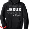 Jesus Is King Hoodie Scripture God Crown Bible Christian