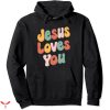 Jesus Loves You Hoodie Groovy