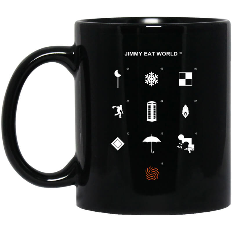 Jimmy Eat World Surviving Icons Mug Jimmy Eat World Surviving Icons Mug