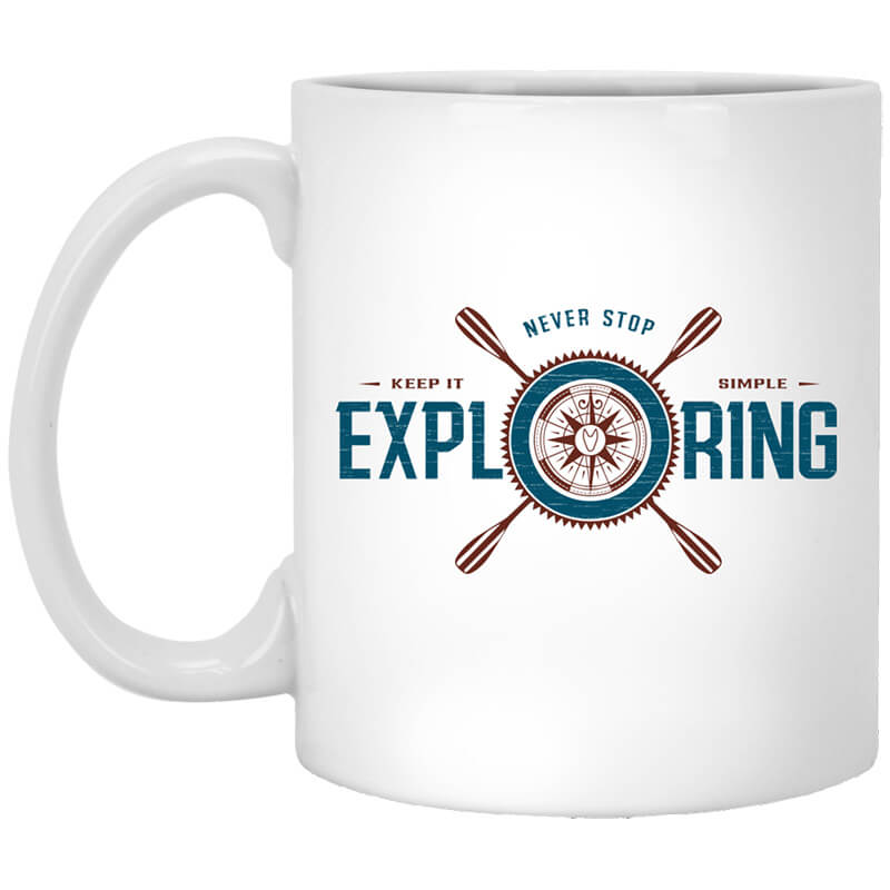 Joe Robinet Never Stop Exploring Mug Joe Robinet Never Stop Exploring Mug