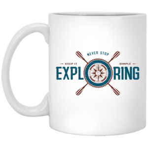 Joe Robinet Never Stop Exploring Mug 3