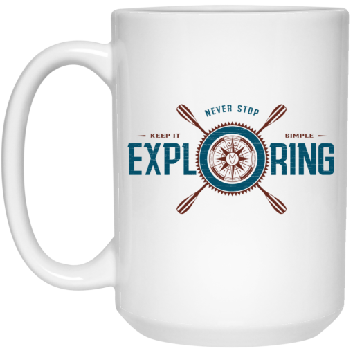 Joe Robinet Never Stop Exploring Mug Joe Robinet Never Stop Exploring Mug