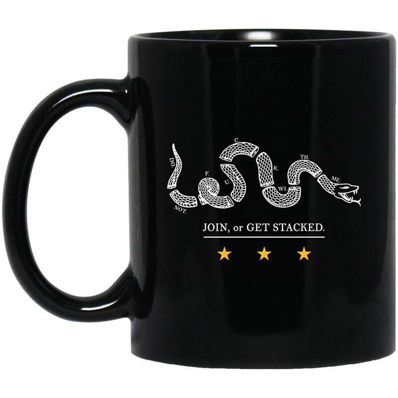 Join Or Get Stacked Mug Join Or Get Stacked Mug