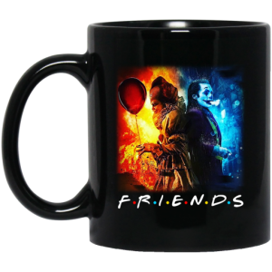 Joker And Pennywise Friends Mug 3