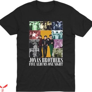 Jonas Brothers T-Shirt Five Albums One Night Tour 2023 Shirt