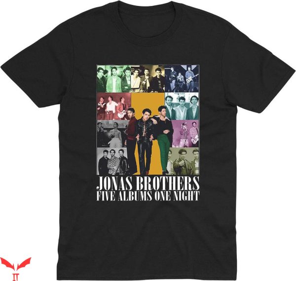 Jonas Brothers T-Shirt Five Albums One Night Tour 2023 Shirt