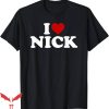 Jonas Brothers T-Shirt I Love Nick Heart T-Shirt Trending