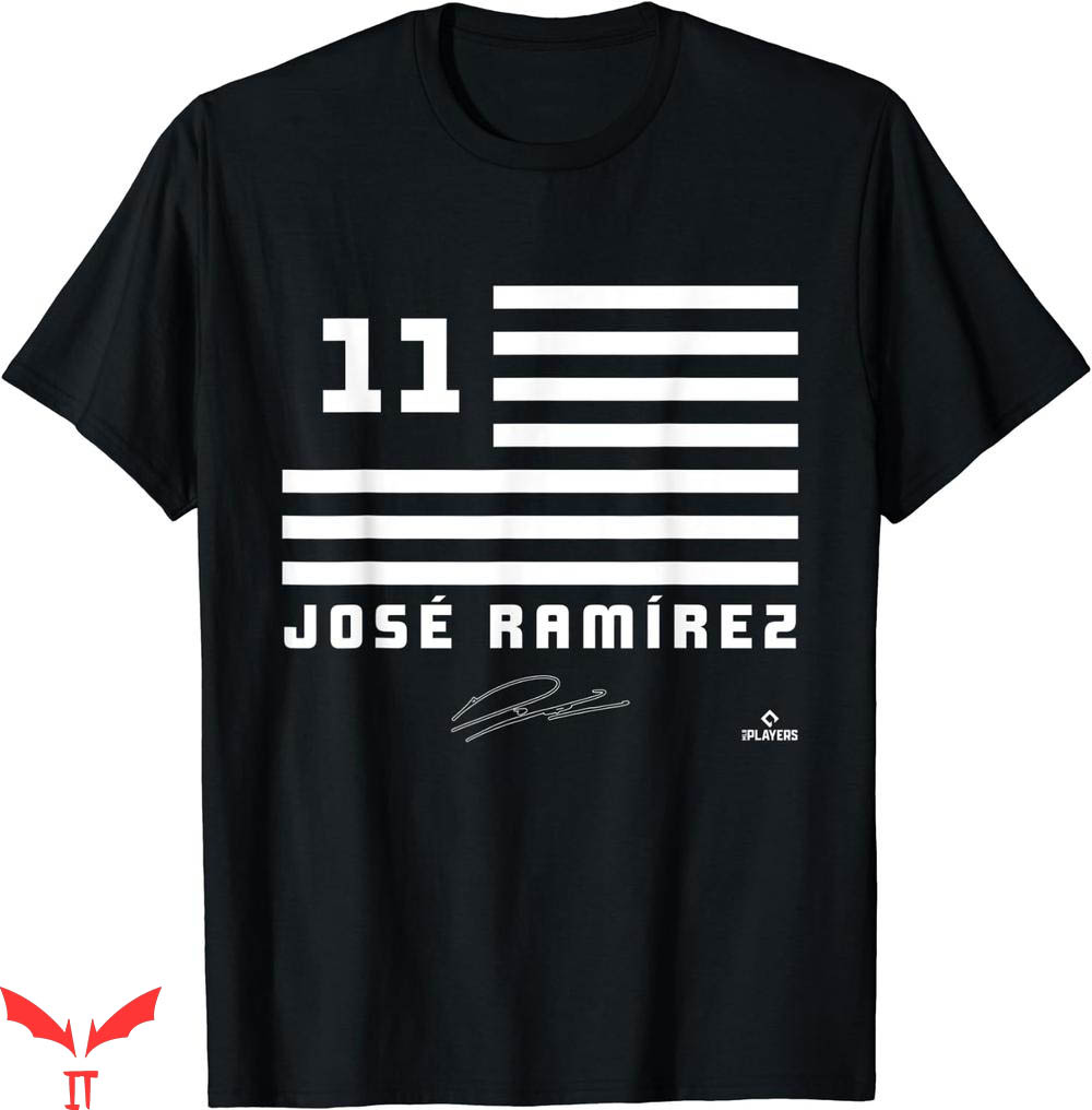 Jose Ramirez T-shirt Jose Ramirez Flag Name T-shirt