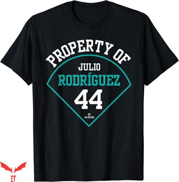 Julio Rodriguez T-shirt Property Of Julio Rodriguez T-shirt