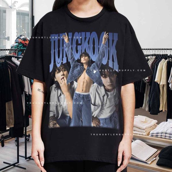 Jungkook Vintage Graphic Tshirt – Apparel, Mug, Home Decor – Perfect Gift For Everyone