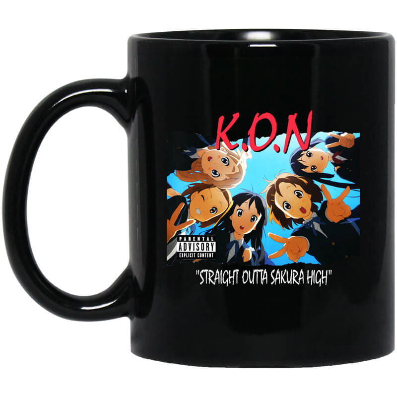 K.O.N Straight Outta Sakura High Black Mug K.O.N Straight Outta Sakura High Black Mug