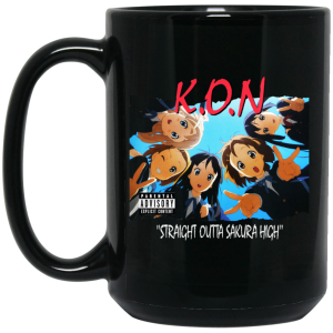 K.O.N Straight Outta Sakura High Black Mug
