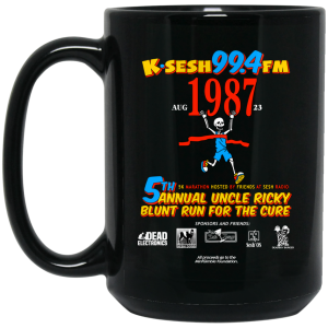 K�SESH 99.4FM 1987 5th Annual Uncle Ricky Lunt Run For The Cure Mug