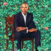 Kehinde Wiley Portrait Of Barack Obama Poster
