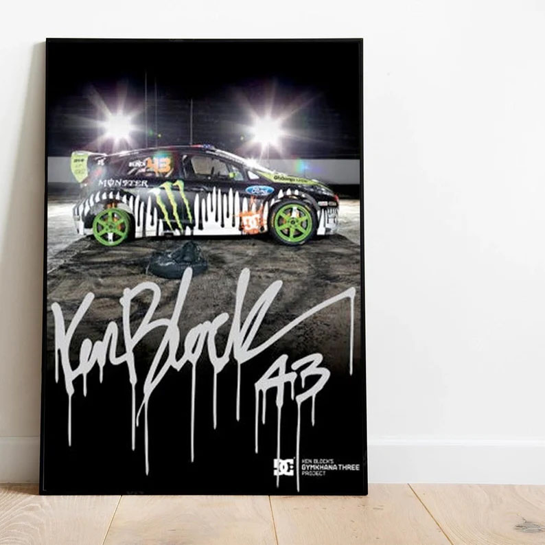 Ken Block 43 Risk Every Thang 2022 Jump Poster Ken Block 43 Risk Every Thang 2022 Jump Poster