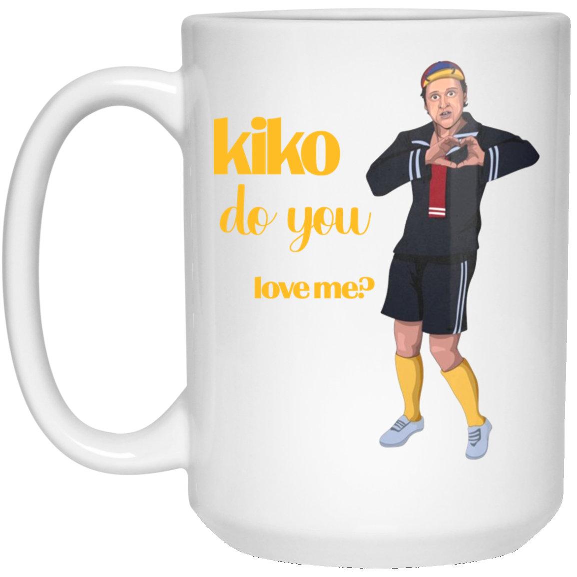 Kiko Do You Love Me White Mug Kiko Do You Love Me White Mug