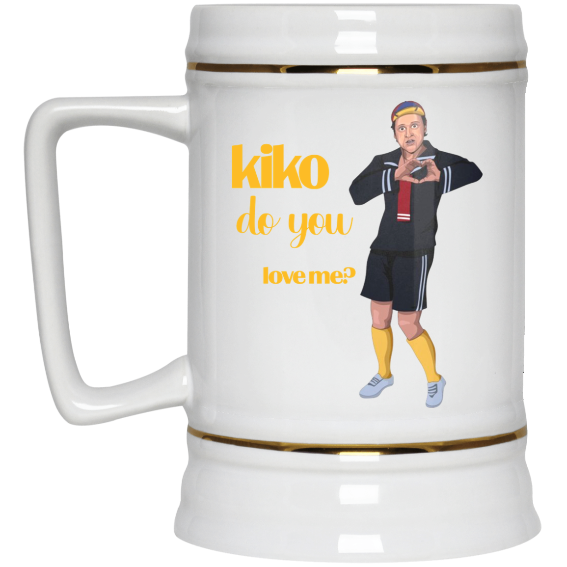 Kiko Do You Love Me White Mug Kiko Do You Love Me White Mug
