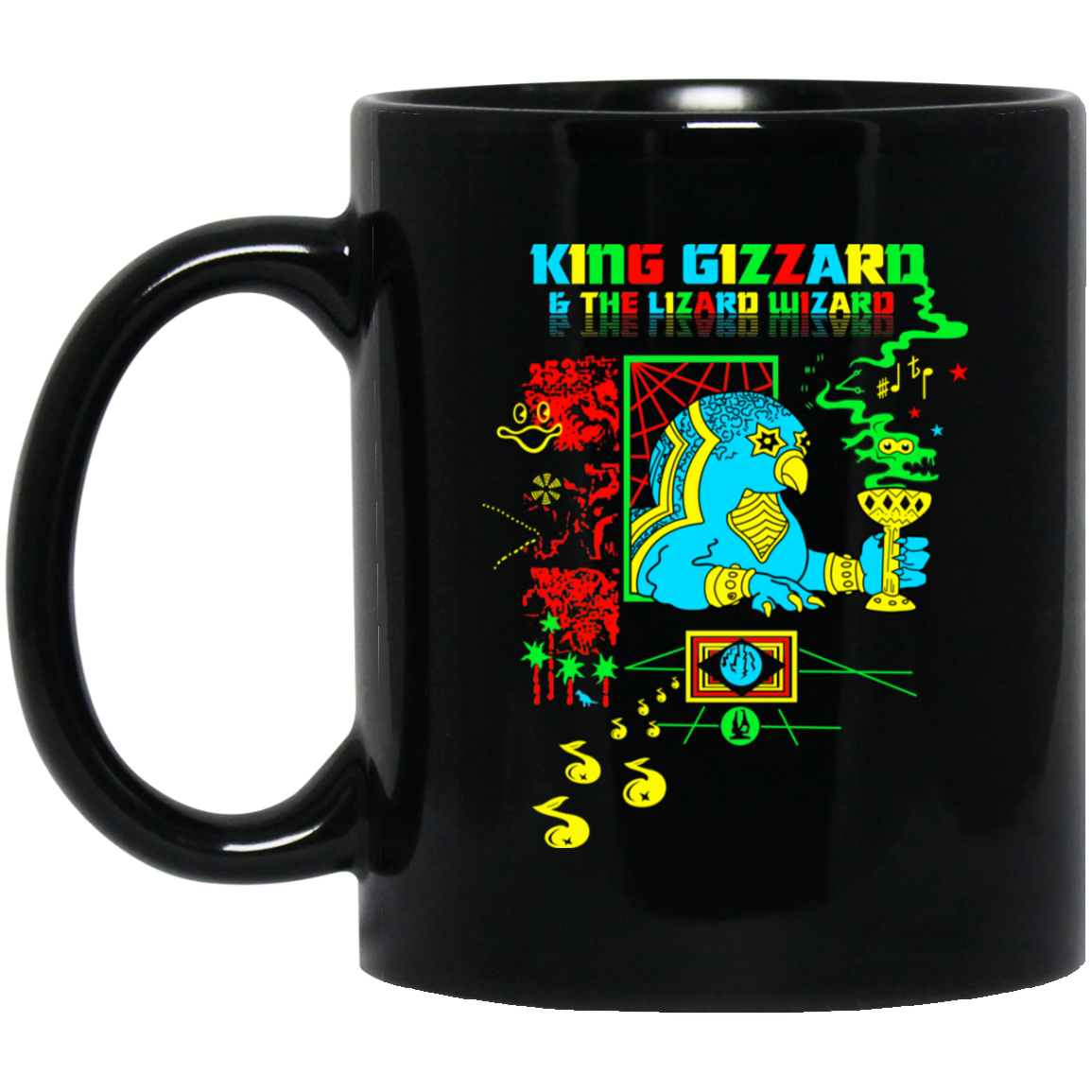 King Gizzard And The Lizard Wizard 11 15 oz Mug King Gizzard And The Lizard Wizard 11 15 oz Mug