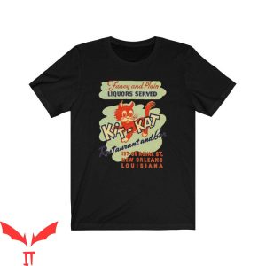 Kit Kat T-Shirt Retro New Orleans Restaraunt And Bar Vintage